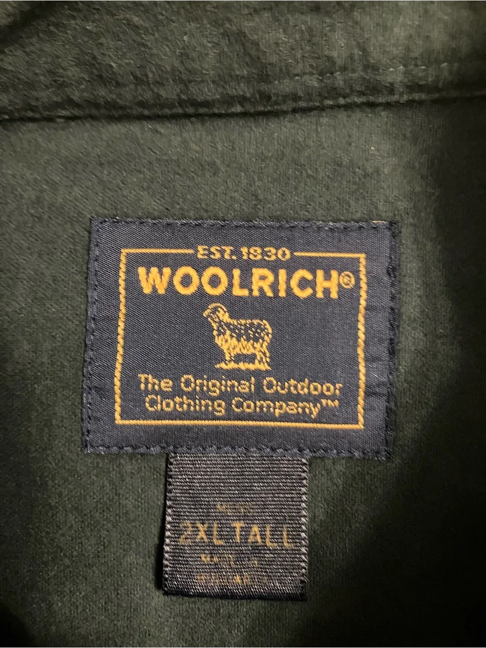 Woolrich 2XL Tall Button Up Shirt – Outdoor Workwear - Picture 6 of 7